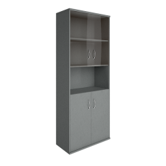 Шкаф высокий широкий Riva А.СТ-1.4 Серый