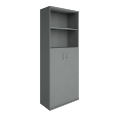 Шкаф высокий широкий Riva А.СТ-1.6 Серый